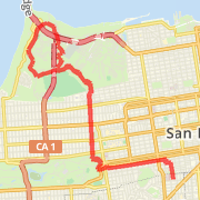 Duboce - Presidio Loop (up Park Blvd. hill)