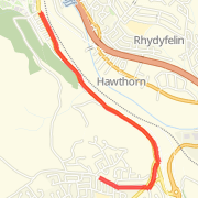 Tonteg - Trefforest Run route image