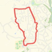 Chateau Ridge/Centennial/Whitworth/Waterford/Parking lot loop