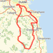 Wicklow 50mile circular route