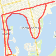 06/20/2008 - loop around Mission bay
