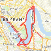 Mary St, Along Eagle Pier, Story Bridge, Kangaroo Point, Gardens, Goodwill Bridge, Gardens, Alice St