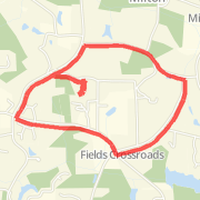 5-mile run around the house