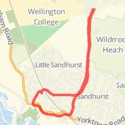 iMapMyRun : 10 Mar 2011 09:24 Run route image