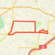 Nearly six-mile run