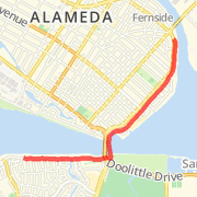 4m Fernside to Bay Farm Bike Path
