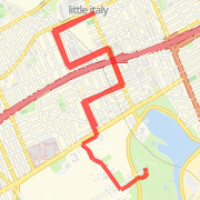 A run mapped on 03/12/2011