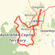 Brindies ride 120k Bike Ride route image
