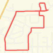 A run mapped on 03/17/2011