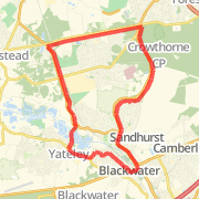 A run mapped on 19/03/2011 Run route image