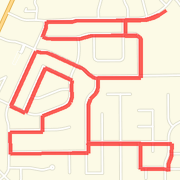 A run mapped on 03/21/2011