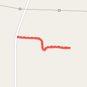 neighbor's driveway mile 