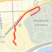 The Walk zto Graveyard Race Start Line and Back