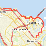 Burlingame Airport Blvd to Foster City Marine Pky