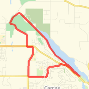 Golf Course Loop to bottom of Lake Road