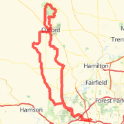 jeni's house to hueston woods and back