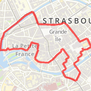 City route Strasbourg