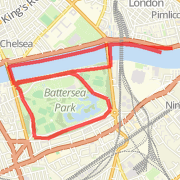 Long Battersea Run - stop for fitness