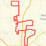 14 mile run