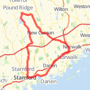 Stamford through New Canaan Loop