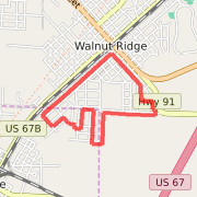 A run mapped on 04/13/2011