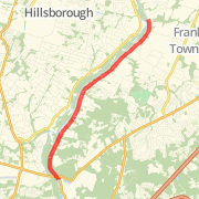 6.5 miles from Rte 518 going North