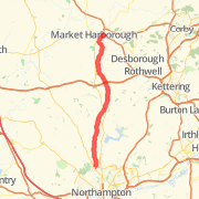 Market harborough to Northampton, Brampton Valley and Windhover Pub