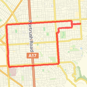 A run mapped on 18/04/2011