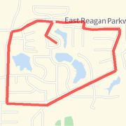 Reagan to Jefferson thru the park