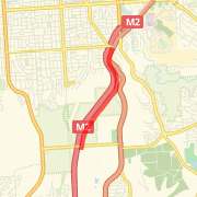Majors Rd (just near fire station) to Darlington