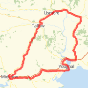 A ride mapped on 04/25/2011
