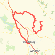 A ride mapped on 04/25/2011
