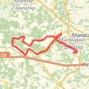 15 mile pace run (Englishtown)