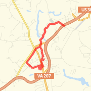 A run mapped on 04/29/2011