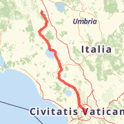Montepulciano - Roma - Via Cassia