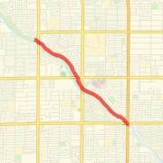 67th Thunderbird Paseo park run in the canal and back.