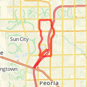 12 1/2 mile route from my apartment complex on 83rd Ave