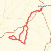 Athens to Wilkesville (2 loops)