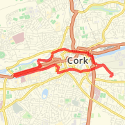 vict ave - bus - lee walk - mardyke - ucc - fin barr - river - albert road - vict ave