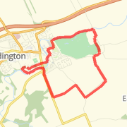 5.43 mile - from/to football 
