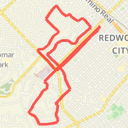 6.5 miles with hill climb