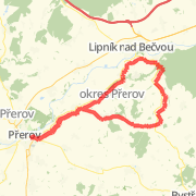 Prerov-Radslavice-Susice-Tyn-Bezuchov-Sisma-Pavlovice-Radslavice-Prerov