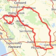 A ride mapped on 05/17/2011