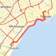 Toronto to Sheridan Trafalgar campus - route 1