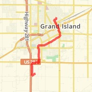 A ride mapped on 05/21/2011