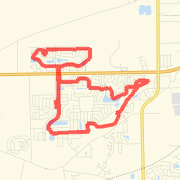 A run mapped on 05/22/2011