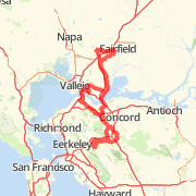 A ride mapped on 05/22/2011