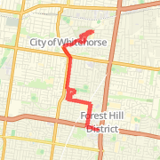 A run mapped on 25/05/2011