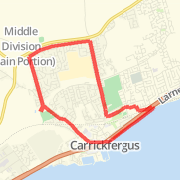 5 mile training route