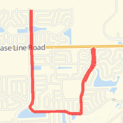 A run mapped on 05/28/2011